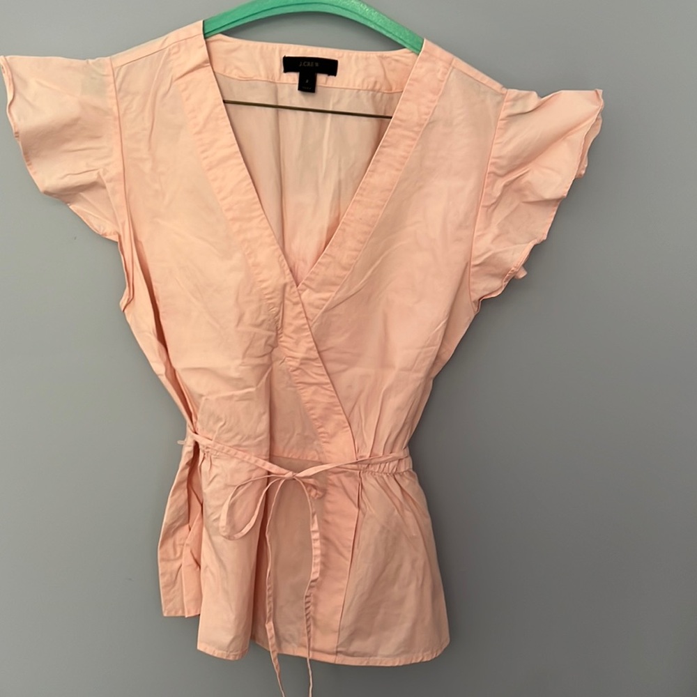 Jcrew blush blouse